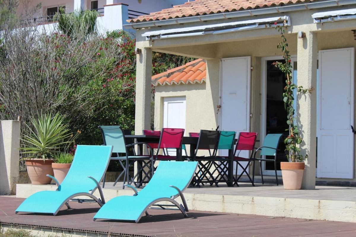 Bord de mer, pieds dans l'eau, vue panoramique Villa San-Nicolao Dış mekan fotoğraf