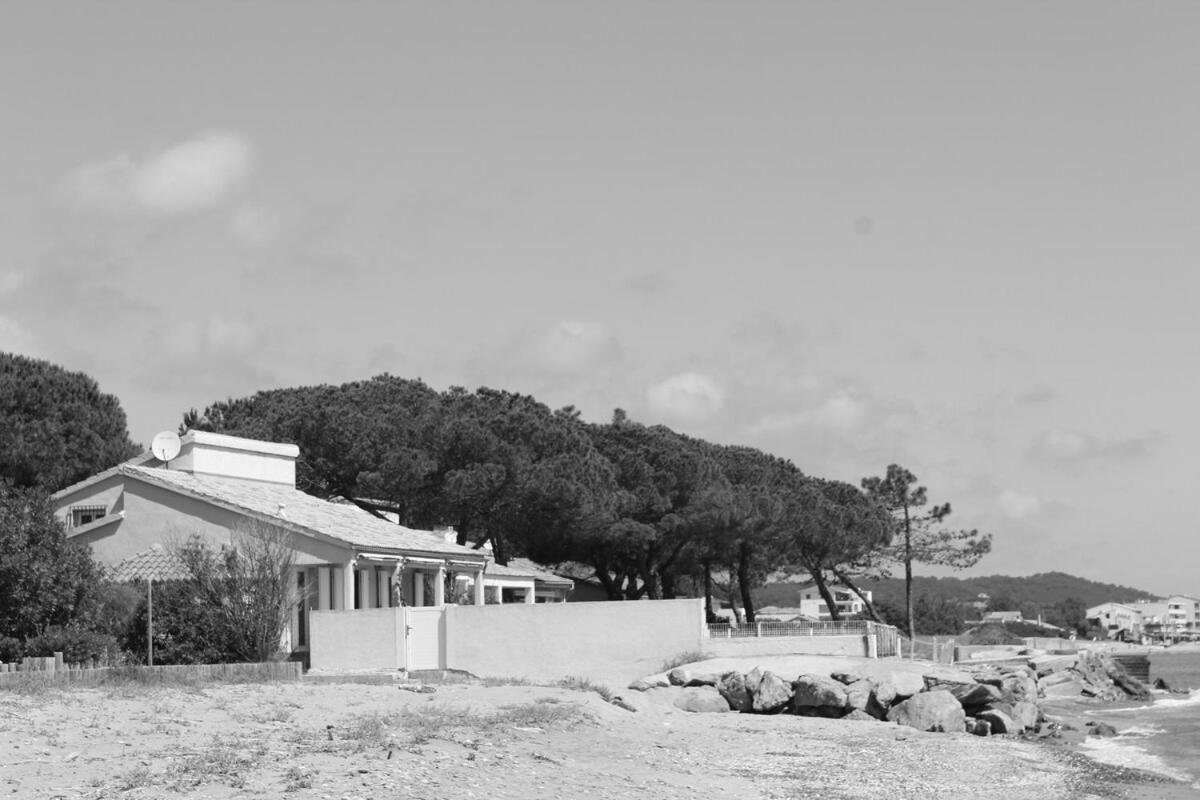 Bord de mer, pieds dans l'eau, vue panoramique Villa San-Nicolao Dış mekan fotoğraf